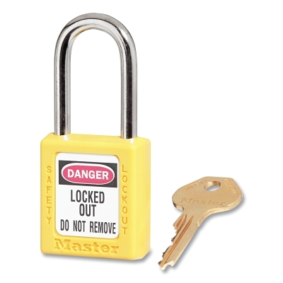 PADLOCK #410 LOCKOUT YL